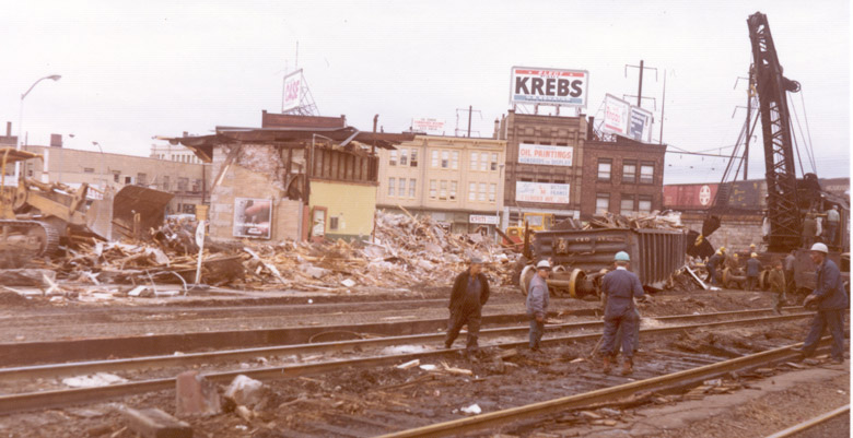 CNJ wreck at Elizabeth, NJ